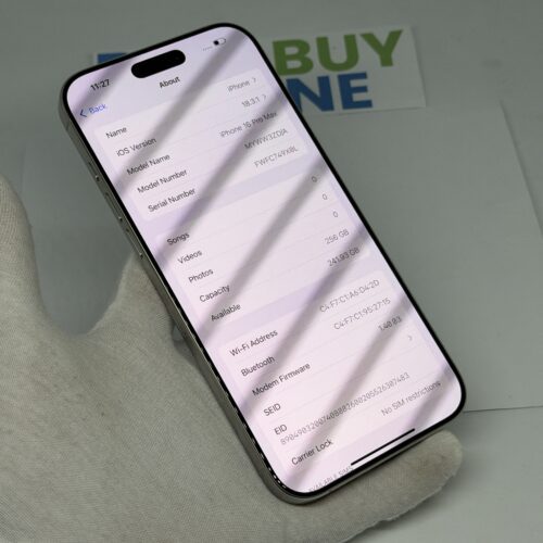 iPhone 16 Pro Max 256GB wit /ongebruikt + 12 maanden garantie