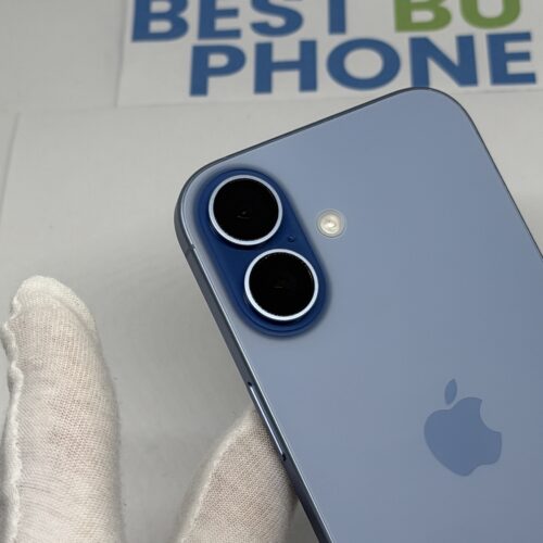 iPhone 17 256GB blauw /krasvrij /100% batt /garantie