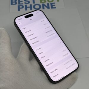 iPhone 17 256GB zwart /krasvrij /100% batt /garantie