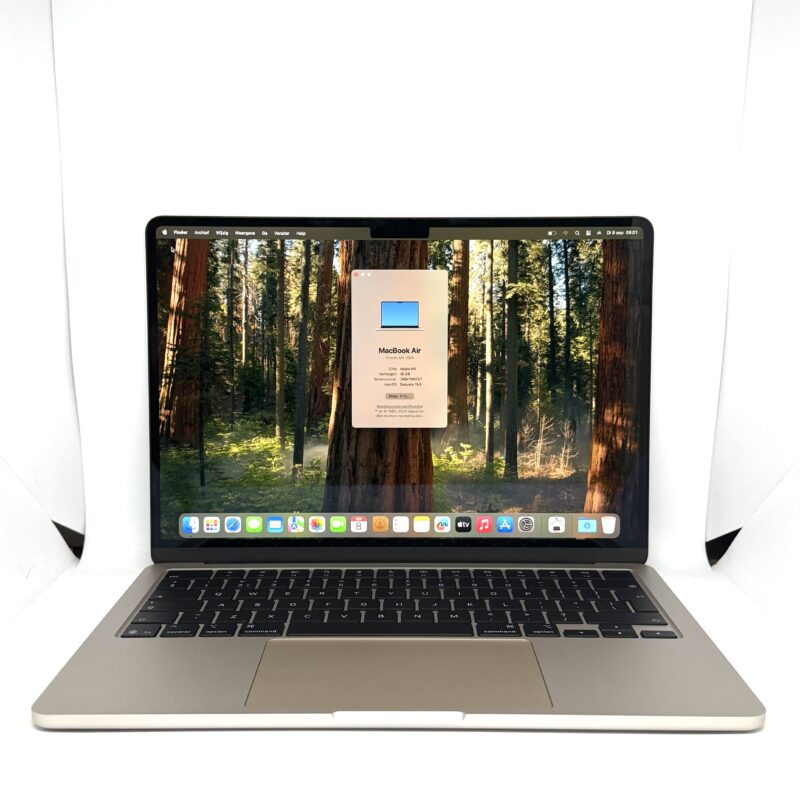 MacBook Air M4 256GB sterrenlicht /ongebruikt + garantie
