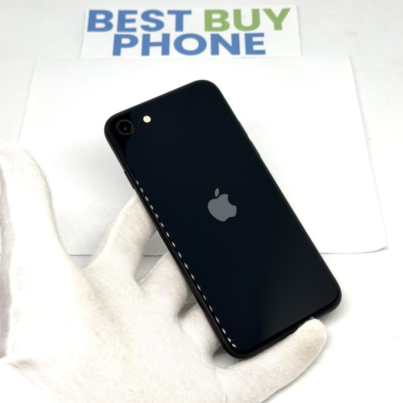 iPhone SE 2022 64GB zwart /krasvrij scherm /91% batt /garantie