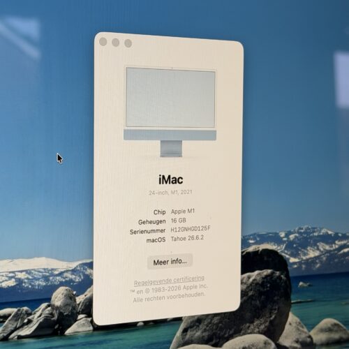 Apple iMac 2021 M1 /16GB ram /1TB SSD /numeriek /garantie.