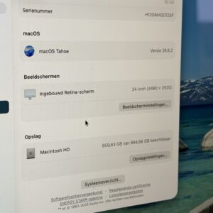 Apple iMac 2021 M1 /16GB ram /1TB SSD /numeriek /garantie.