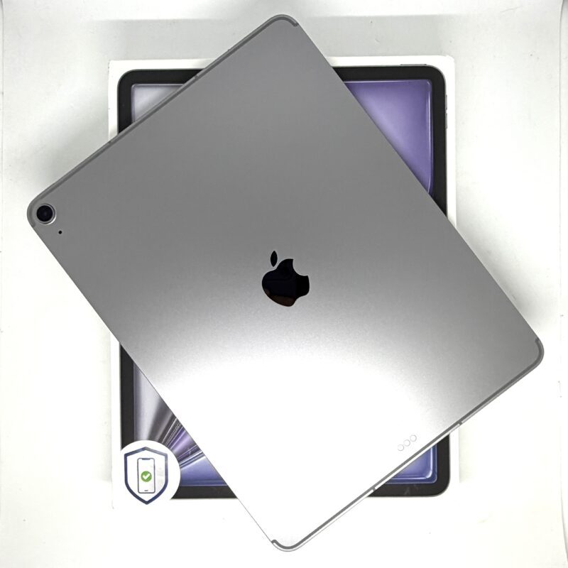 iPad Air 8e 5G 13 inch M4 128GB grijs /krasvrij /100% batt /garantie