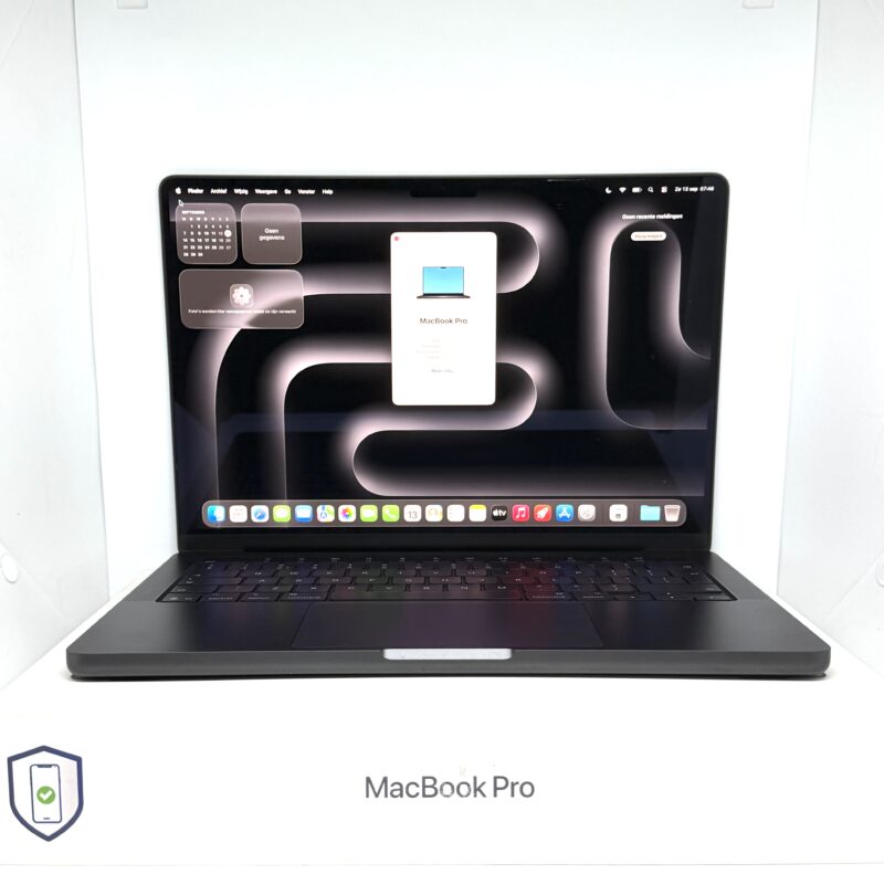 MacBook Pro 14' M5 512GB spacezwart /krasvrij /garantie /adapter