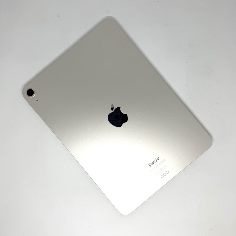 iPad Air 5e 64GB sterrenlicht /100% batt /krasvrij /garantie