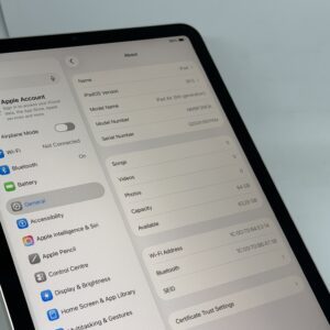 iPad Air 5e 64GB sterrenlicht /100% batt /krasvrij /garantie