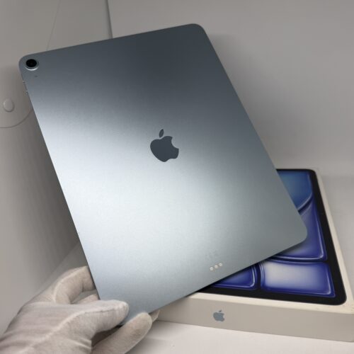 iPad Air 7e 13 inch M3 128GB blauw /krasvrij /100% batt /garantie