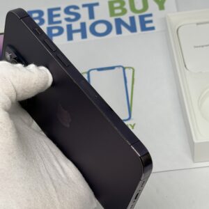 iPhone 14 Pro 256GB paars /krasvrij scherm /100% batt /garantie