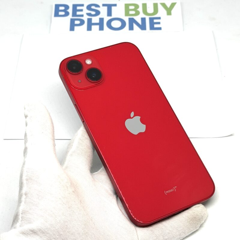 IMG_9148 iPhone 14 plus 128GB rood /krasvrij glas /85% batt /garantie