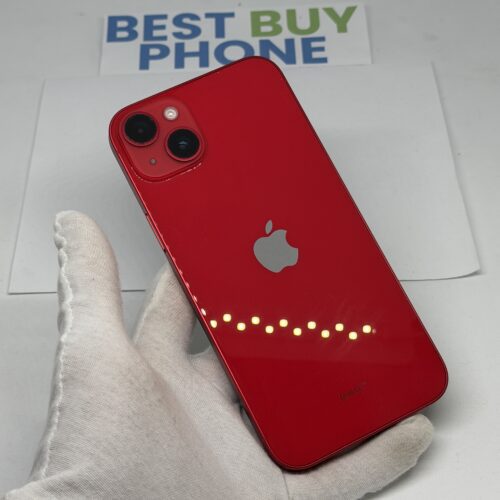 iPhone 14 plus 128GB rood /krasvrij glas /85% batt /garantie