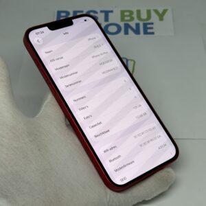 iPhone 14 plus 128GB rood /krasvrij glas /85% batt /garantie