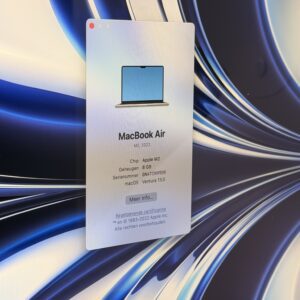MacBook Air M2 256GB grijs /97% batt /zeer net /garantie