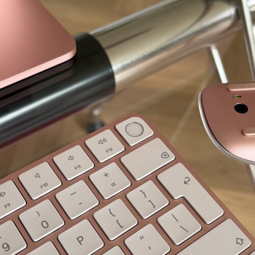 Apple iMac 2021 M1 rood/roze /Touch ID /8-core /garantie
