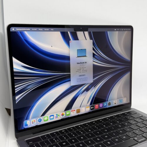 MacBook Air M2 256GB grijs /97% batt /zeer net /garantie