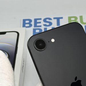 iPhone 16E 256GB zwart /krasvrij glas /99% batt /garantie