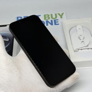 iPhone 16E 256GB zwart /krasvrij glas /99% batt /garantie