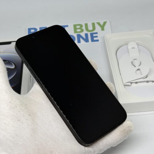 iPhone 16E 256GB zwart /krasvrij glas /99% batt /garantie