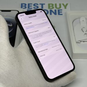 iPhone 16E 256GB zwart /krasvrij glas /99% batt /garantie