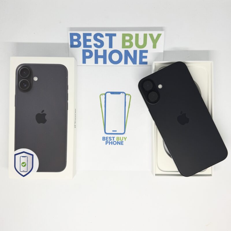 IMG_9213 iPhone 16 plus 128GB zwart /krasvrij glas /94% batt /garantie