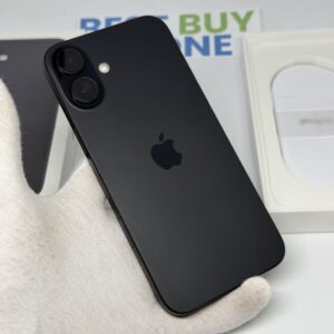 iPhone 16 plus 128GB zwart /krasvrij glas /94% batt /garantie