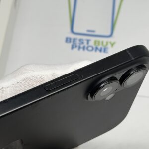 iPhone 16 plus 128GB zwart /krasvrij glas /94% batt /garantie