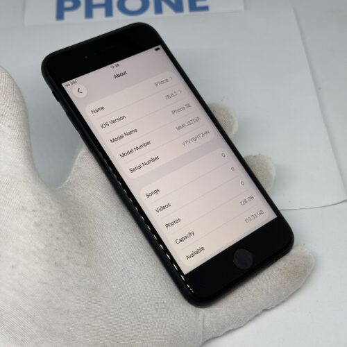 iPhone SE 2022 128GB zwart /zeer net /100% batt /garantie