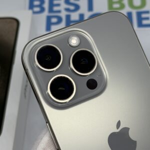 iPhone 15 Pro 128GB grijs /zeer net /90% batt /garantie