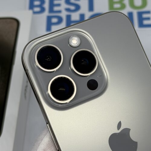 iPhone 15 Pro 128GB grijs /zeer net /90% batt /garantie