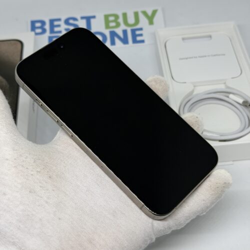 iPhone 15 Pro 128GB grijs /zeer net /90% batt /garantie