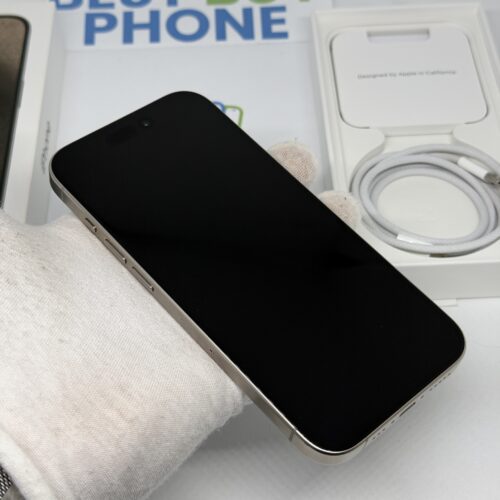 iPhone 15 Pro 128GB grijs /zeer net /90% batt /garantie