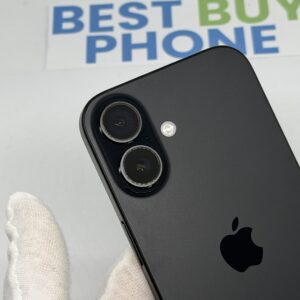 iPhone 16 128GB zwart /krasvrij scherm /97% batt /garantie