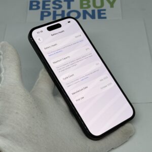 iPhone 16 128GB zwart /krasvrij scherm /97% batt /garantie
