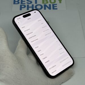 iPhone 16 128GB zwart /krasvrij scherm /97% batt /garantie