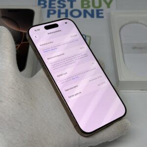 iPhone 16 Pro 512GB goud /krasvrij /100% batt /garantie