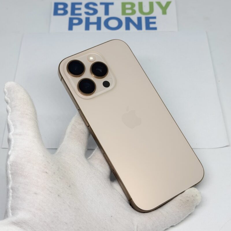 iPhone 16 Pro 512GB goud /krasvrij /99% batt /garantie