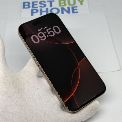 iPhone 16 Pro 512GB goud /krasvrij /99% batt /garantie
