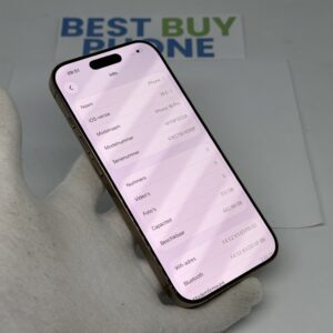 iPhone 16 Pro 512GB goud /krasvrij /99% batt /garantie