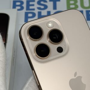 iPhone 16 Pro 128GB goud /zeer net /91% batt /garantie