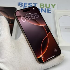 iPhone 16 Pro 128GB goud /zeer net /91% batt /garantie