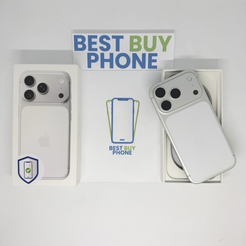 iPhone 17 Pro 256GB zilver /krasvrij /100% batt /garantie