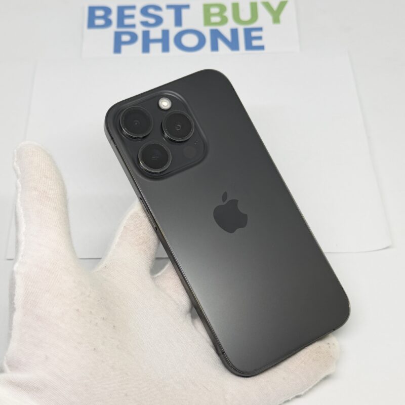 iPhone 15 Pro 128GB zwart /licht gebruikt /87% batt /garantie