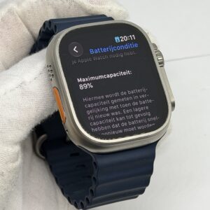 Apple Watch Ultra 2 grijs /89% batt /krasvrij scherm /garantie