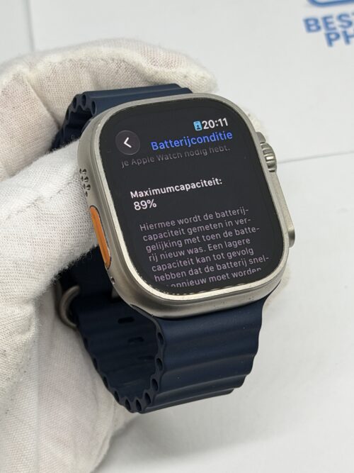 Apple Watch Ultra 2 grijs /89% batt /krasvrij scherm /garantie