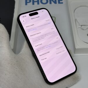 IMG_9859 iPhone 16 128GB zwart /zeer net /93% batt /garantie