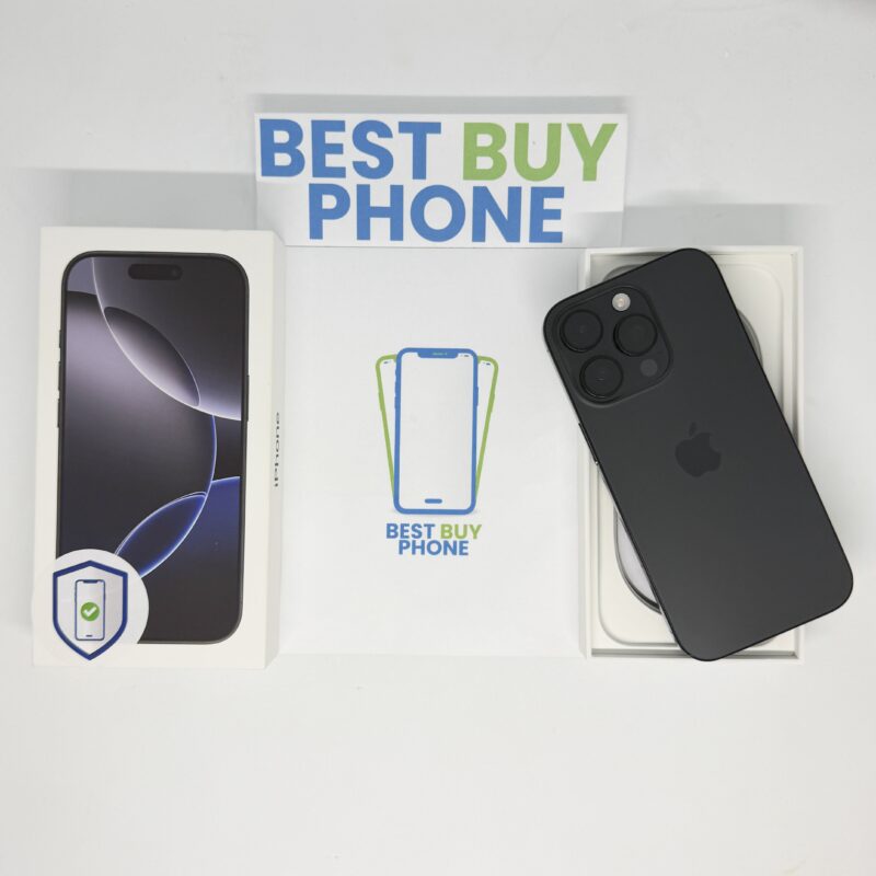 IMG_9983 4 iPhone 16 Pro 256GB zwart /krasvrij glas /90% batt /garantie