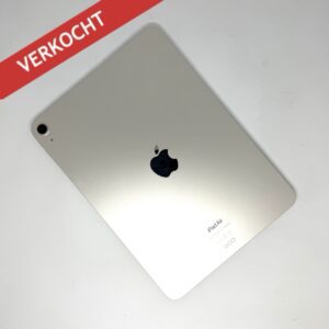 iPad Air 5e 64GB sterrenlicht /100% batt /krasvrij /garantie