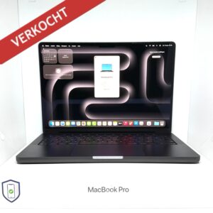 Ontwerp zonder titel 66 MacBook Pro 14' M5 512GB spacezwart /krasvrij /garantie /adapter