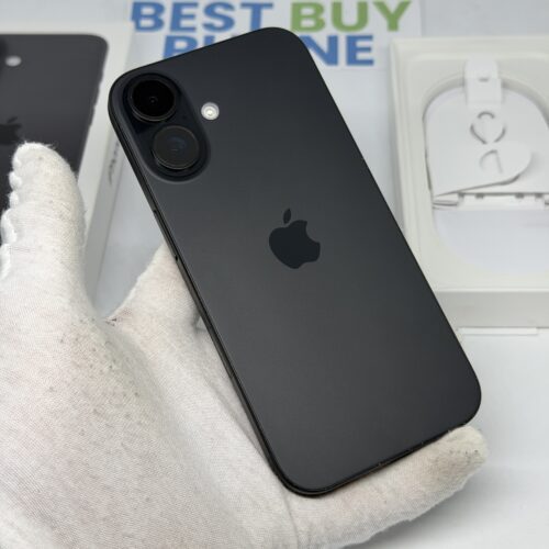 IMG_0094 2 iPhone 16 128GB zwart /krasvrij scherm /100% batt /garantie