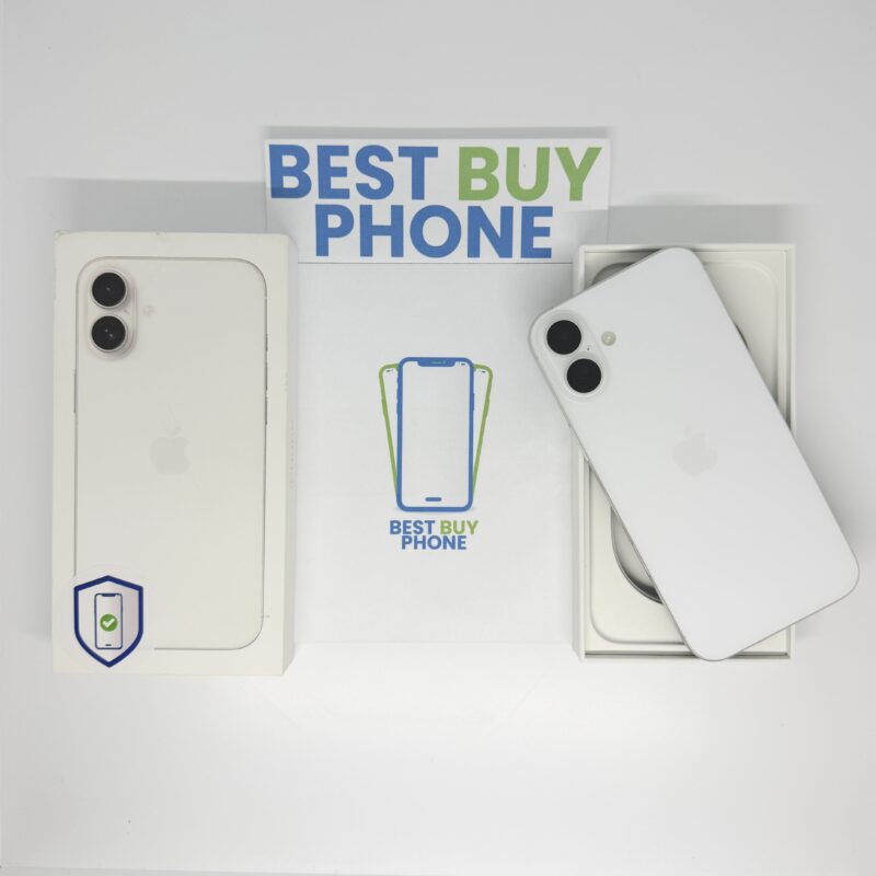 iPhone 16 Plus 256GB wit /licht gebruikt /92% batt /garantie